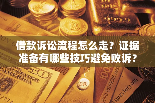 武汉借款诉讼流程怎么走？证据准备有哪些技巧避免败诉？