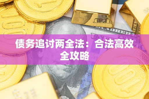 武汉债务追讨两全法：合法高效全攻略