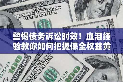 武汉警惕债务诉讼时效！血泪经验教你如何把握保全权益黄金期