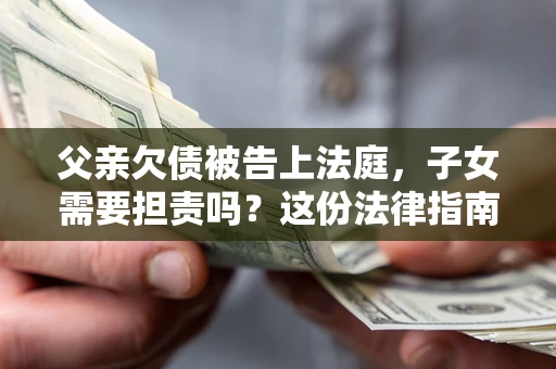 武汉父亲欠债被告上法庭，子女需要担责吗？这份法律指南必须看完
