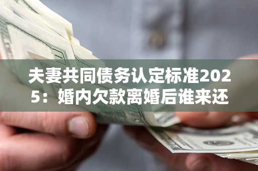 武汉夫妻共同债务认定标准2025:婚内欠款离婚后谁来还? 武汉夫妻共同债务认定标准2025:婚内欠款离婚后谁来还?