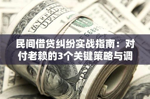 武汉民间借贷纠纷实战指南：对付老赖的3个关键策略与调解盲区解析