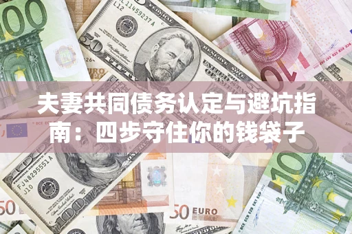 武汉夫妻共同债务认定与避坑指南：四步守住你的钱袋子
