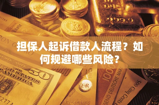 武汉担保人起诉借款人流程？如何规避哪些风险？