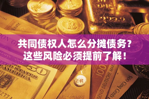 武汉共同债权人怎么分摊债务？这些风险必须提前了解！