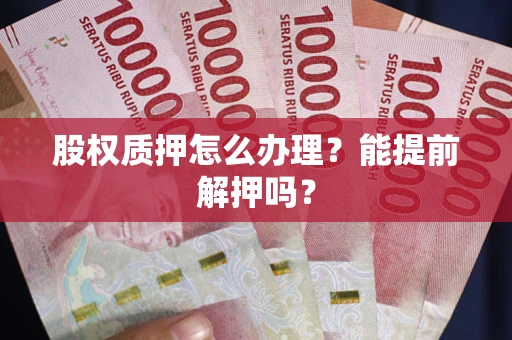 武汉股权质押怎么办理？能提前解押吗？