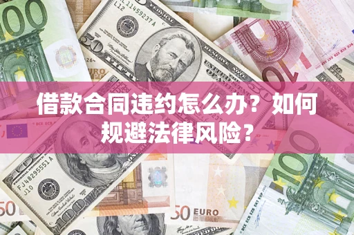 武汉借款合同违约怎么办？如何规避法律风险？