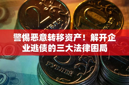 武汉警惕恶意转移资产！解开企业逃债的三大法律困局