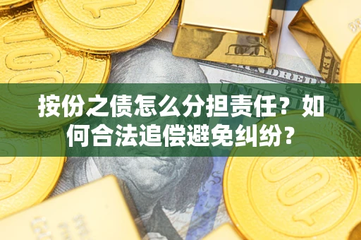 武汉按份之债怎么分担责任？如何合法追偿避免纠纷？